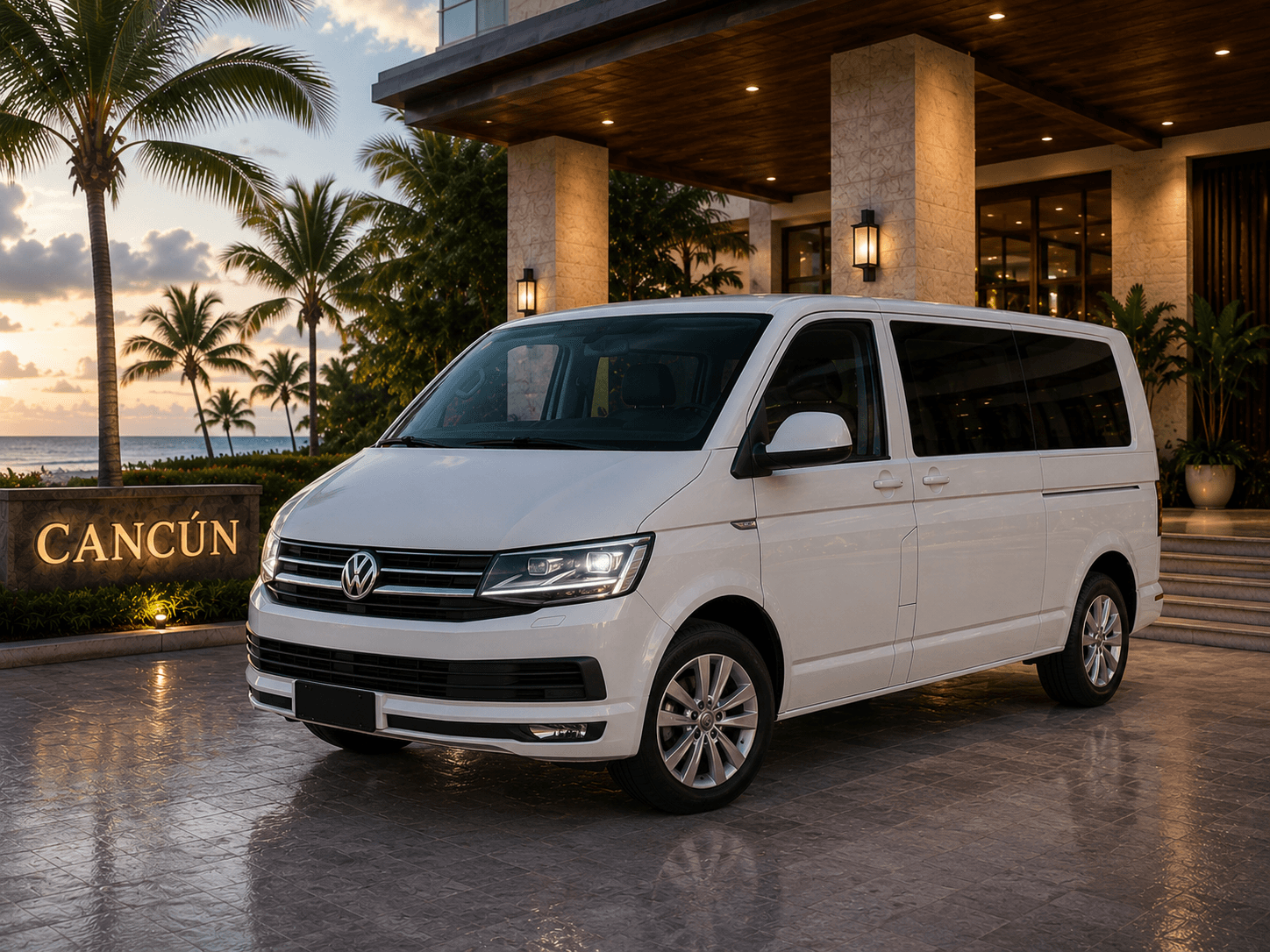 Imagen referencial de transportación en Cancún